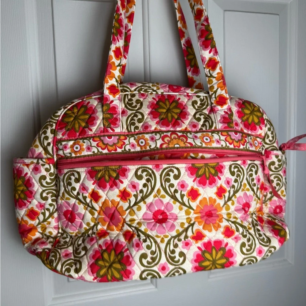NWT Vera Bradley Folkloric Baby Bag Diaper Bag w/ Changing Pad